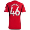 Original Fußballtrikot Manchester United Hannibal 46 Heimtrikot 2023-24 Für Herren